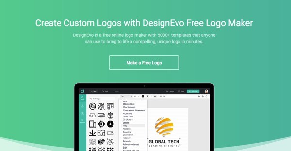 Create a Logo with DesignEvo for Free