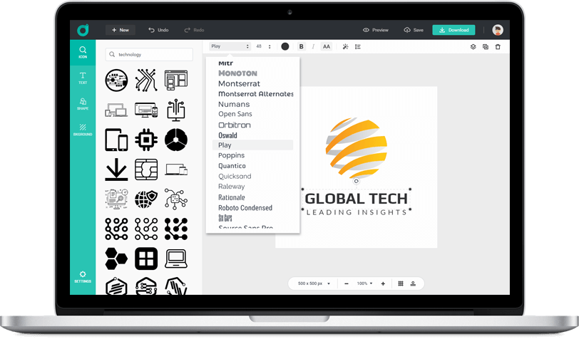 Create a Logo with DesignEvo for Free